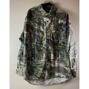 Recon Men Button-up Shirt Size Large Max-1 Camo System Layer One Scent Shield